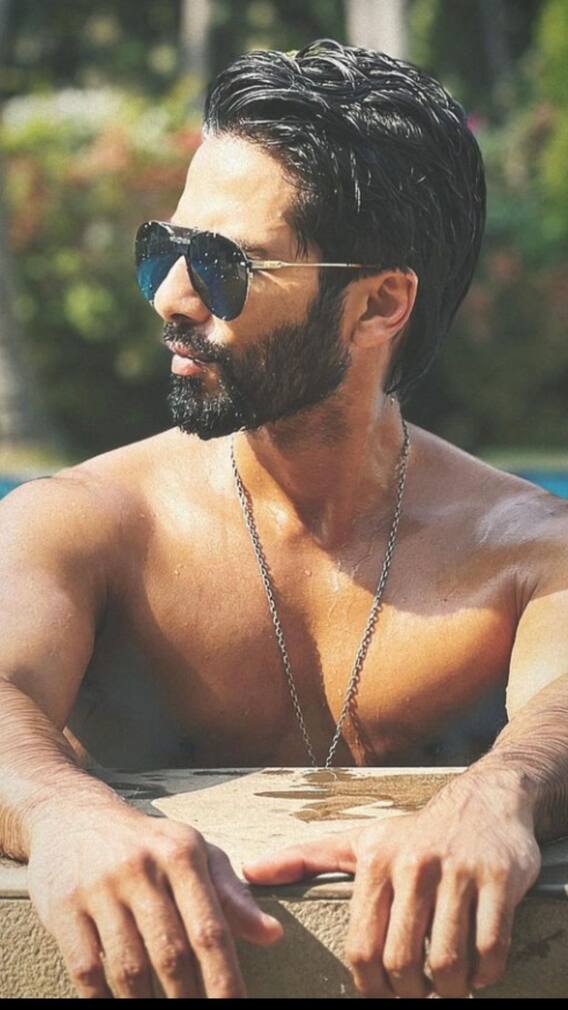 সৈকতে শাহিদ-মীরা