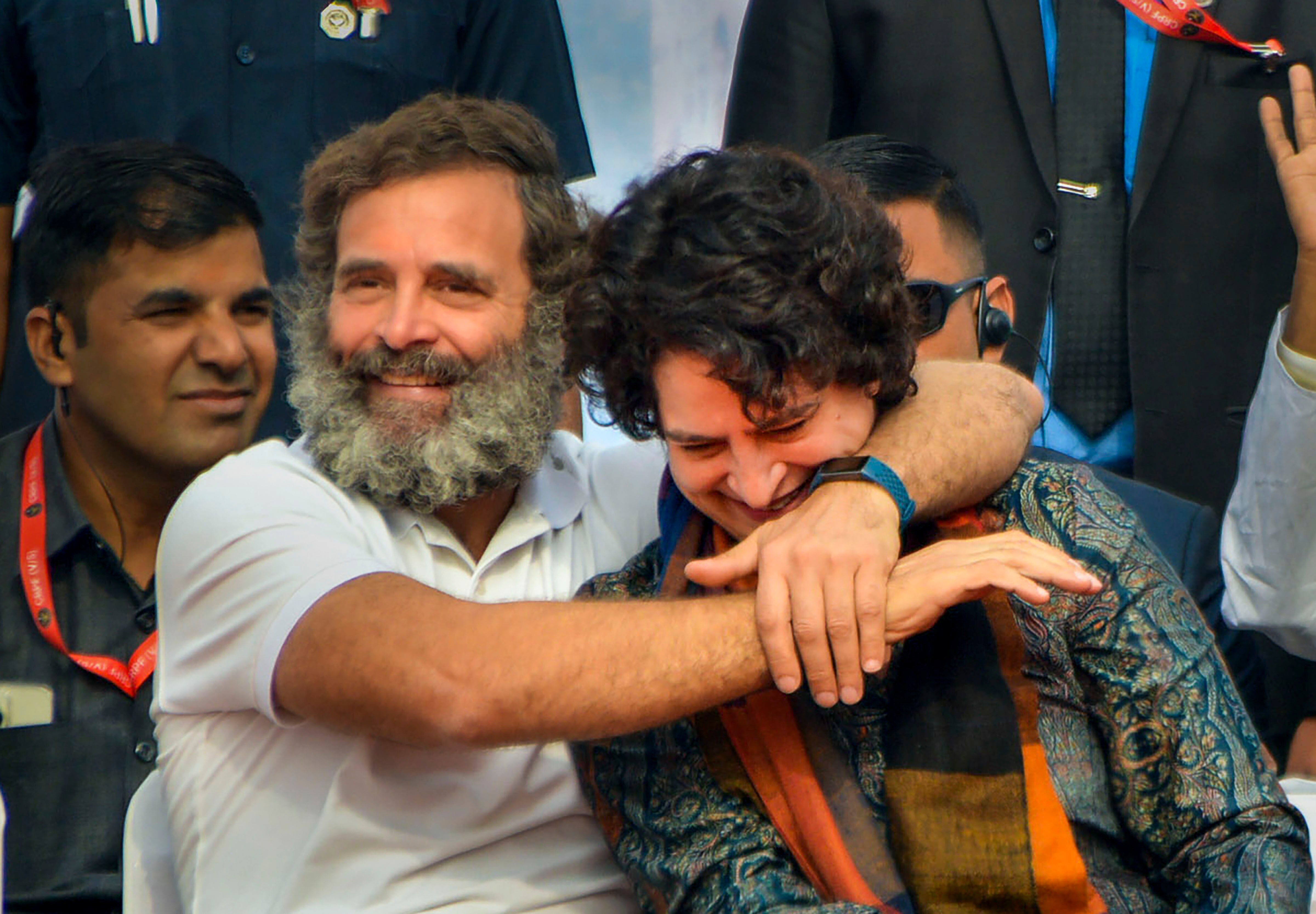 Brother-sisters Love Rahul Gandhi Shares Joyful Moment With Priyanka ...