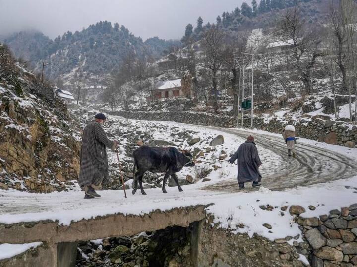 Jammu Drass temperature reach minus 25 degree Celsius Chillai Kalan has started in Kashmir Valley ANN Jammu Kashmir:  घाटी में जम गया सब...हर जगह बर्फ ही बर्फ, द्रास में पारा हुआ माइनस 25 डिग्री सेल्सियस