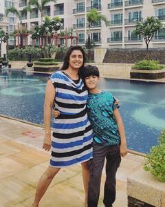 Gruhalaskhmi Kasthuri: 'ఇంటింటి గృహలక్ష్మి' కొడుకుతో చూశారా ఎలా ఎంజాయ్ చేస్తుందో!