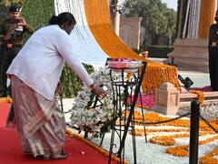 In Pics: राजस्थान राजभवन में बने संविधान पार्क का राष्ट्रपति द्रौपदी मुर्मू ने किया लोकार्पण, देखें कार्यक्रम की तस्वीरें