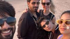 Entertainment:সৈকতে কেমন ছুটি কাটাচ্ছেন শাহিদ-মীরা?