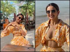 IN Pics: येलो थ्री पीस ड्रेस में Rakul Preet Singh ने बीच पर की जमकर मस्ती, खास अंदाज में किया नए साल का स्वागत