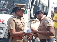 கரூரில் கட்டபொம்மன் பிறந்தநாளை முன்னிட்டு  பேரணி - பெண் எஸ்.ஐ. மீது தாக்குதல்