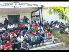 Samruddhi Mahamarg: समृद्धी महामार्गावर काम करणाऱ्या तीनशे मजुरांचं आंदोलन, पाच महिन्यांपासून वेतन न दिल्याने मजूर आक्रमक