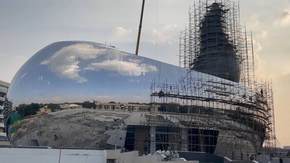 Hussain Sagar ఒడ్డున అమరవీరుల స్మృతి చిహ్నం | Hyderabad | KCR | Martyrs Memorial