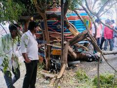 Beed : धुळे-सोलापूर राष्ट्रीय महामार्गावर भीषण अपघात, पाच दुचाकींचा चक्काचूर