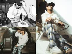 Diljit Dosanjh Photos: प्राइवेट जैट में ब्रेकफास्ट एंजॉय करते नजर आए पॉपुलर सिंगर दिलजीत दोसांझ, ‘चमकीला’ का लुक हुआ वायरल