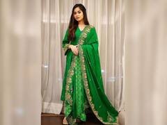 Jannat Zubair Pics: ढूंढ रही हैं मेहंदी फंक्शन के लिए परफेक्ट ड्रेस? एक बार जन्नत जुबैर के इस आउटफिट पर डालें नजर