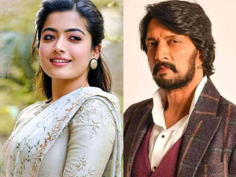 Kiccha Sudeep reacts to Rashmika Mandanna being criticised on her comment about Kantara பிரபலம்னா மாலையும் வரும் கல்லும் வரும்... ராஷ்மிகா குறித்து பேசிய ’நான் ஈ’ பட வில்லன்!