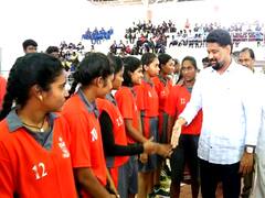 கைப்பந்து கழகத்தில் போதிய நிதி ஆதாரம் இல்லை - எம்பி கெளதமசிகாமணி