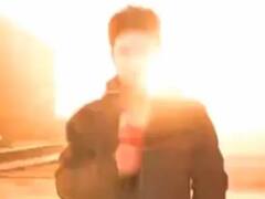 लाइव रिपोर्टिंग कर रहा था रिपोर्टर तभी रूस का मिसाइल आकर पीछे गिरा, धमाका हुआ और फिर...