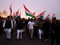 भारत जोड़ो यात्रा में सफेद टी शर्ट पहन कर शामिल हुए अमेठी के कार्यकर्ता, कांग्रेस नेता ने बताई वजह