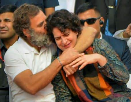 राहुल आणि प्रियांका यांच्या नात्यातील गोडवा व्यक्त करणारे क्षण