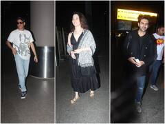 नए साल का जश्न मनाकर अब मुंबई लौट रहे सेलेब्स, Kartik Aaryan, तमन्ना भाटिया से लेकर ये सितारे एयरपोर्ट पर हुए स्पॉट