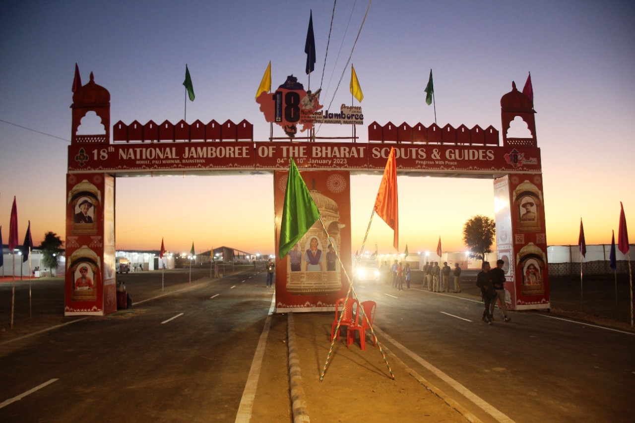 Rajasthan 35 Thousand Scouts Guides Gathered In National Jamboree President  Draupadi Murmu Inaugurate Today Ann | Rajasthan: राष्ट्रीय जम्बूरी में जुटे  देश-विदेश के 35 हजार स्काउट-गाइड ...