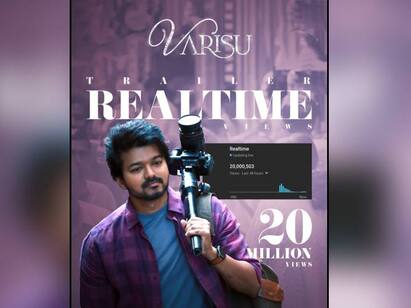 Actor Vijay Varisu movie get 20 million real time views Actor Vijay: இன்னும் 4 மணிநேரம்தான்.. துணிவை பின்னுக்கு தள்ளி சாதனை படைக்குமா வாரிசு?