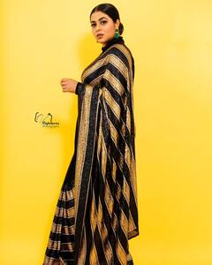 Poorna : புடவையில் கலக்கும் நாயகி பூர்ணாவின் லேட்டஸ்ட் க்ளிக்ஸ் இதோ !