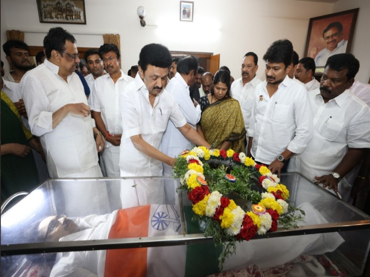 Erode Mla Evera Thirumagan Passes Away Political Leaders Pay Tribute Mk ...