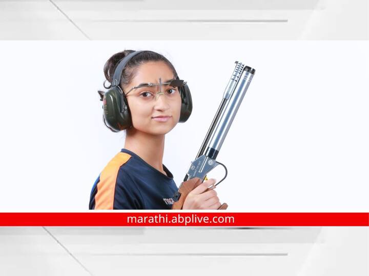 Maharashtra Mini Olympic Anushka Patil from Kolhapur won bronze medal in shooting Maharashtra Mini Olympic : कोल्हापूरच्या अनुष्का पाटीलला महाराष्ट्र राज्य ऑलिंपिक क्रीडा स्पर्धेत कांस्यपदक 