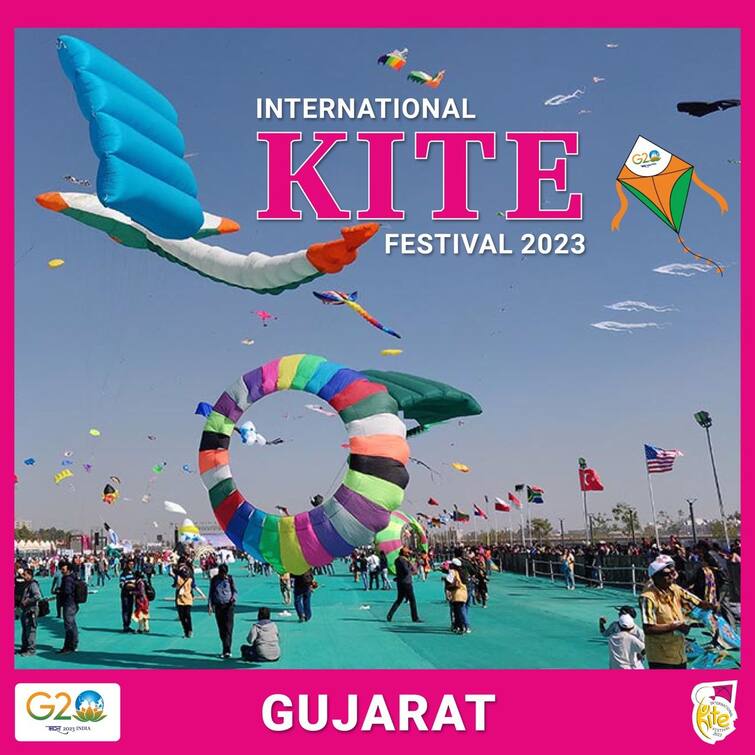 The International Kite Festival 2023 will begin in Gujarat on 8 January International Kite Festival 2023: બે વર્ષ બાદ ગુજરાતમાં યોજાશે આંતરરાષ્ટ્રીય પતંગ મહોત્સવ, જાણો કઈ હશે થીમ