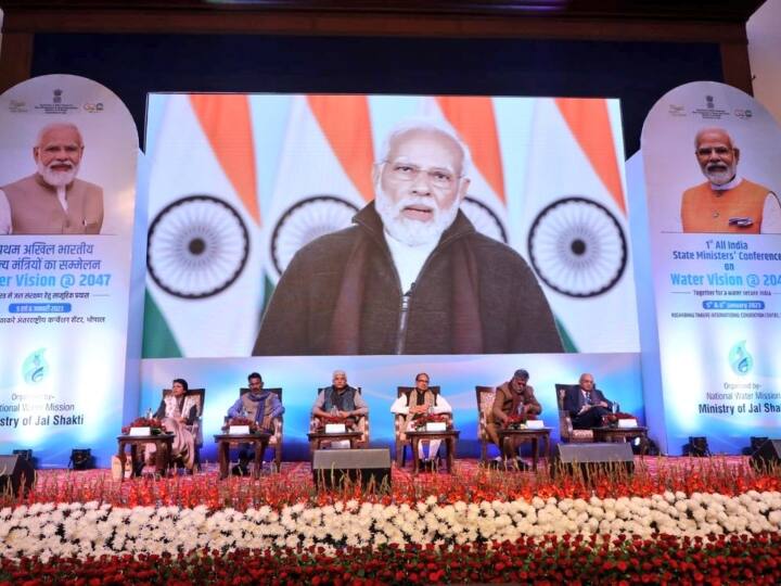 MP Bhopal PM Modi Addressed Water Vision 2047 Conference Know What He Said ANN MP News: PM मोदी ने 'सेंस ऑफ ऑनरशिप' को बताया सफलता की कुंजी, वाटर विजन पर दिए 7 मंत्र