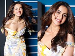 Rakul Preet Singh Creates A Vibrant Atmosphere In A Printed Dress - SEE PICS