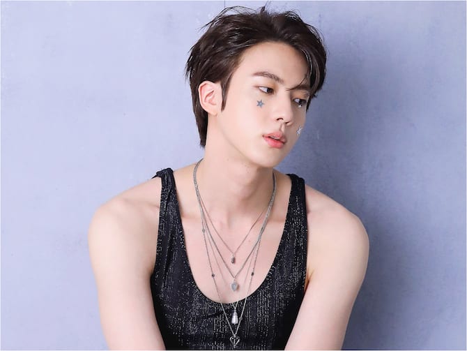 BTS vocalist Jin shares selfies before his mandatory military