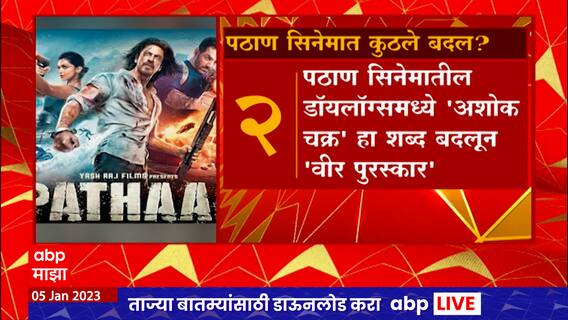 Pathan Movie vs Censor Board : शाहरुख खानाचा पठाण सिनेमावर सेन्सॉर बोर्डाची कात्री