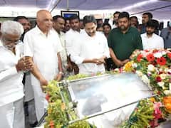 Andhra Pradesh CM Jagan Mohan Reddy Pays Tribute To Visakha Diary Chairman Tulasi Rao - See PICS
