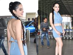 Uorfi Javed Airport Pics: उर्फी जावेद ने जींस को फाड़कर बनाई ऐसी ड्रेस, देखकर चकरा जाएगा सिर