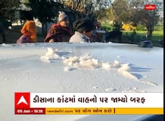 Gujarat Cold Wave: ડીસામાં છવાઇ બરફની ચાદર, નોંધાયું સિઝનનું સૌથી નીચું તાપમાન