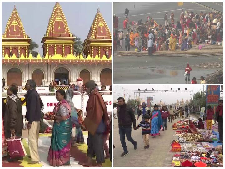 IN PICS: Pilgrims Throng Gangasagar Mela In Bengal After Two Years Of Covid Restrictions