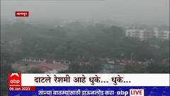 Nagpur Fog : नागपूरवर देखील दाट धुक्याची चादर, दाट धुक्यात नागपूर हरवलं : ABP Majha