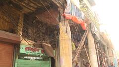 বউবাজারে ফের দুর্ঘটনা, সাতসকালে ভেঙে পড়ল মার্কেটের একাংশ