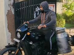 हार्ले डेविडसन पर दूध बेचता दिखा शख्स, अमीरी देख लोग हुए हैरान- जमकर वायरल हो रहा वीडियो