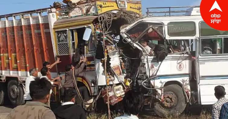 jodhpur road accident bus and truck crashed 3 people died more than 12 injured Bus Accident: ਬੱਸ ਅਤੇ ਟਰੱਕ ਦੀ ਭਿਆਨਕ ਟੱਕਰ, 3 ਦੀ ਮੌਤ, 12 ਤੋਂ ਵੱਧ ਜ਼ਖਮੀ