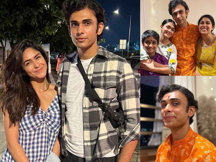 Mrunal Thakur family photos: சகோதரர் தவல் தாக்கூருக்கு மிருணாள் பிறந்தநாள் வாழ்த்து தெரிவித்துள்ளார்