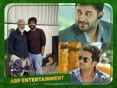 Arvind swamy and santhanam to join Ajith Kumar Starring AK 62 crew AK 62 Update: விக்னேஷ் சிவன் போட்ட ஸ்கெட்ச்..அஜித்துடன் இணையும் அரவிந்த்சாமி.. கொண்டாட்டத்தில் ரசிகர்கள்!