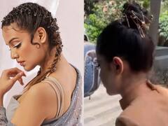 Divya Agarwal Hairstyle : दिव्या अग्रवाल ने चुराया उर्फी जावेद का आइडिया, बालों का कर डाला ये हाल