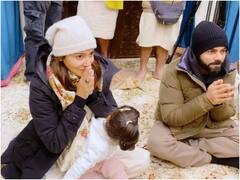 वृंदावन के आश्रम में बेटी वामिका संग दर्शन करने पहुंचे विराट-अनुष्का, तस्वीरें हुई वायरल