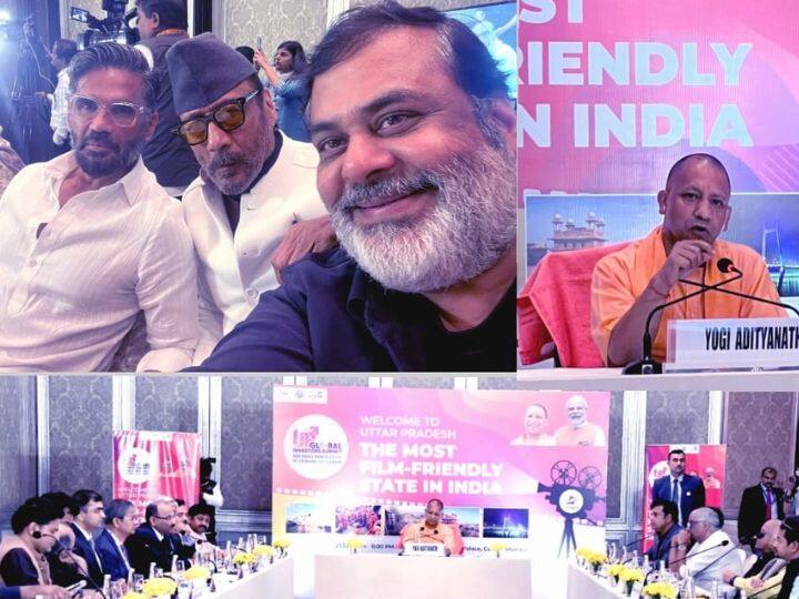 Suniel Shetty said we are not addicted of drugs to Uttar Pradesh CM Yogi Adityanath Mumbai visit 'आपके कहने पर ही....', Yogi Adityanath के सामने ही Boycott Bollywood पर बोल पड़े Suniel Shetty