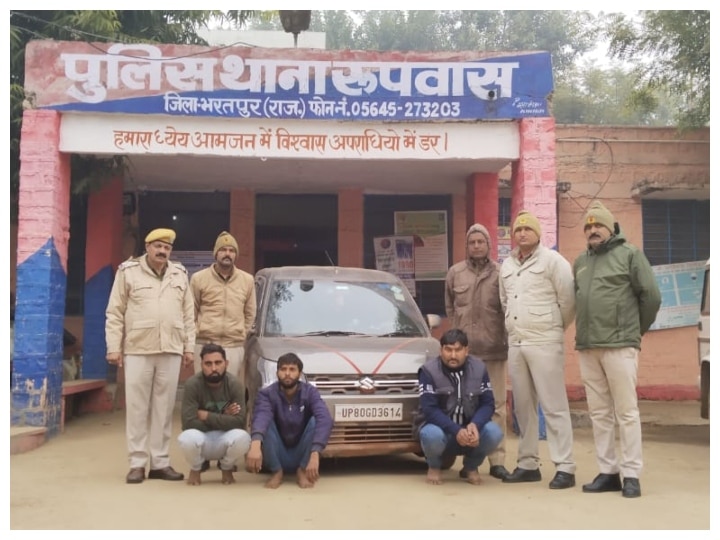 Bharatpur: बैंक लूट के बाद पुलिस का एक्शन, मेवात गैंग के 6 सदस्यों समेत कुल 9 बदमाशों को किया गिरफ्तार