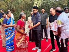 Tamil Nadu CM Stalin Distributes Pongal Hamper During His Morning Walk — See Pics