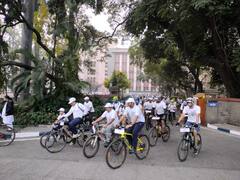 In Pics : जी-20 परिषदेच्या पार्श्वभूमीवर आयोजित सायकल फेरीला पुणेकरांचा उत्स्फूर्त प्रतिसाद