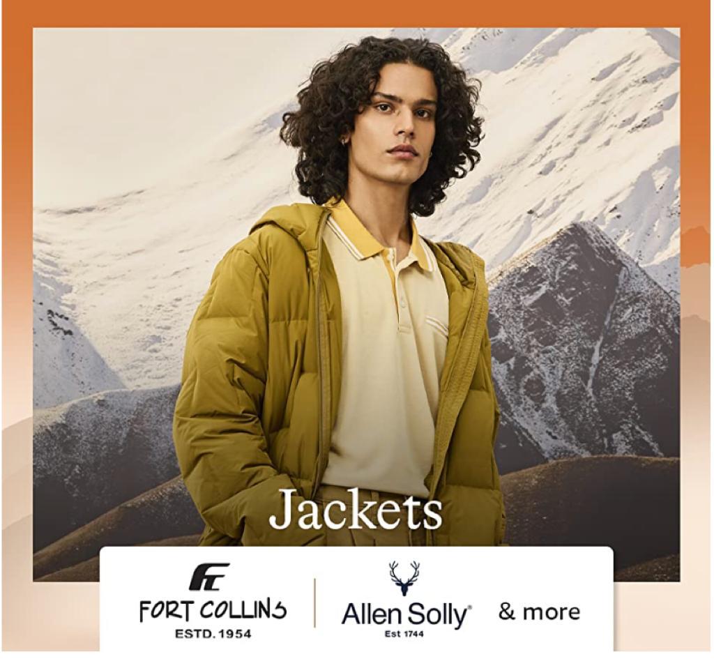 Buy Men Beige Solid Full Sleeves Casual Jacket Online - 449264 | Allen Solly