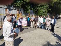 नागपूरमधील संविधान चौकात विदर्भवाद्यांचे राज्य सरकारविरोधात थाळी-फळी आंदोलन