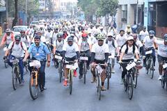 In Pics : जी-20 परिषदेच्या पार्श्वभूमीवर आयोजित सायकल फेरीला पुणेकरांचा उत्स्फूर्त प्रतिसाद
