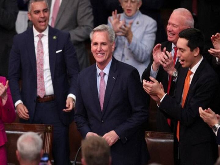 தொடர் இழுபறி...குடியரசு கட்சியில் உச்சக்கட்ட உட்கட்சி மோதல்...அமெரிக்க சபாநாயகர் தேர்வில் ட்விஸ்ட்..! Republican Kevin McCarthy elected US House Speaker after 15th round of votes know details தொடர் இழுபறி...குடியரசு கட்சியில் உச்சக்கட்ட உட்கட்சி மோதல்...அமெரிக்க சபாநாயகர் தேர்வில் ட்விஸ்ட்..!