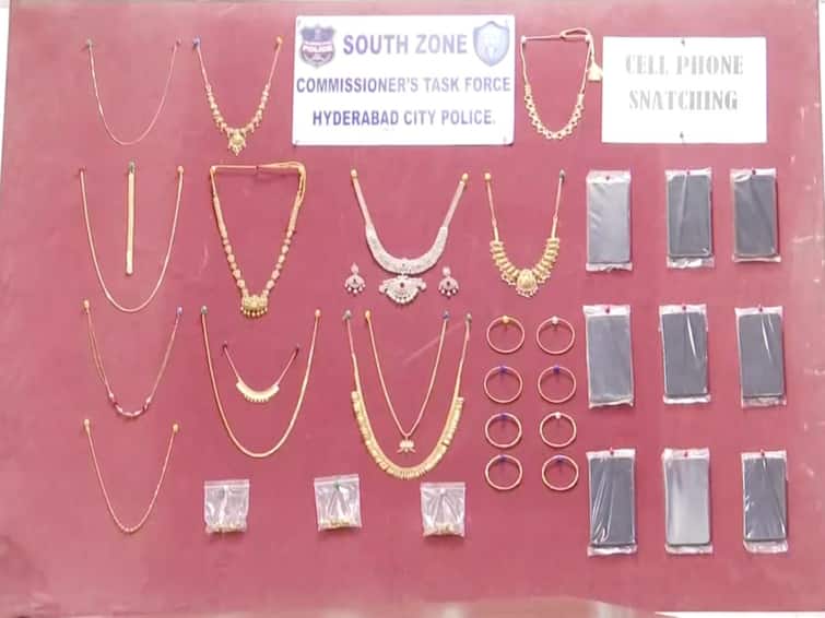 Hyderabad Police Nabs Inter-State Burglars, Seizes 690 Grams Of Gold Ornaments Hyderabad Police Nabs Inter-State Burglars, Seizes 690 Grams Of Gold Ornaments